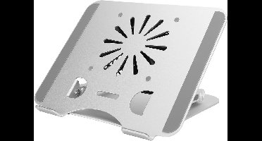 Inklapbare Laptop Koelstandaard met USB Ventilator voor 17 inch - Verhoogbare Laptop Koeler