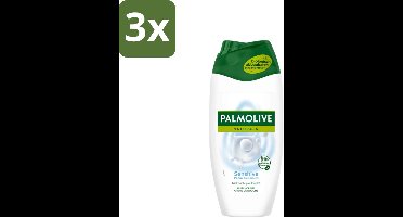 3 x Palmolive Naturals - Douchegel - Sensitive - Voor Gevoelige Huid - 250 ml - Gevoelige Huid - Douchegel - Melkproteïnen - Zachte Douchegel - Natuurlijke Vochtbalans