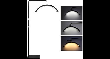 JAQZY Loeplamp - Halve Maan Lamp - LED Lamp - Verstelbare Kleurtemperatuur - Dimfunctie - 360° Draaien - Afstandsbediening