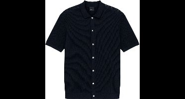 Bugatti - Vest Blauw Bugatti Herren Polo 1/2 Arm Blauw 7100-15536e