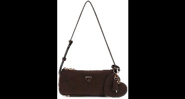 GUESS schoudertas Isobel Mini Shoulder Bag Espresso donkerbruin