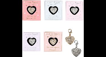 Depesche - Glamour hanger - Een hart voor jou - 1 stuk