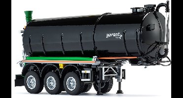 WIKING 077654 Kotte tankoplegger garant TSA 30.000, Model, 1:32, Metaal/Kunststof, Vanaf 14 jaar, Talrijke functies, Uitschuifbare steunen, Functionele lift-as, Zwart