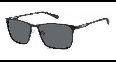 Polaroid PLD 2159/G/S/X MATTE BLACK/ GREY POLARIZED 58/16/140 Herrenbrillen Zonnebrillen