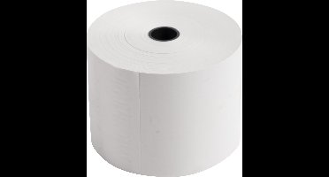 Exacompta 50x Rollen voor kassa en rekenmachine 57x80x12x76 - 1 laags thermisch 55g/m2 zonder BPA - Wit - 40340E