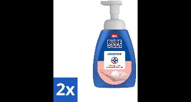 2 x Blue Wonder - Handzeep - Hygiënisch & Verzorgend - 225 ml - Hygiëne - Handzeep - Antibacteriële Handzeep - Schuimende Mousse - Handhygiëne