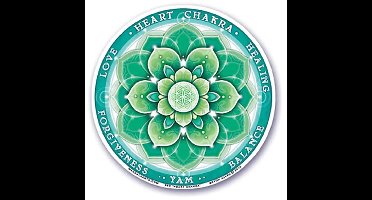 Raamsticker 4e chakra