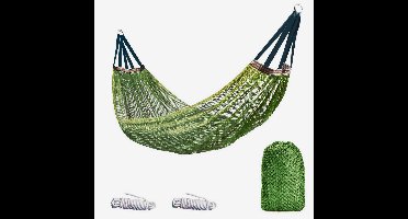 Oneay Buitenhangmat — Outdoor hangmat-schommel van "Ice Silk"-mesh — Ultrazachte, ademende hangmat van nylon-mesh — Maximaal draagvermogen: 250 lbs