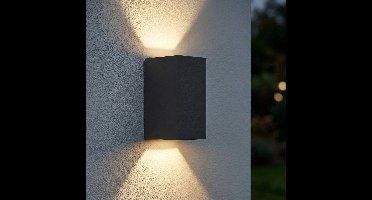 PHILIPS LED Wandlamp | Buitenlamp | San Francisco | Incl. 2x Philips lichtbron | Zwart | 3000K - Warm wit (830)