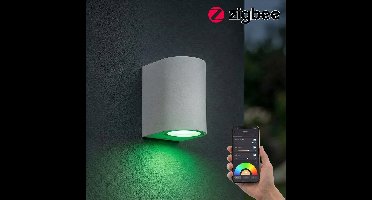 SMART LED Wandlamp | Zigbee | Sacramento | Incl. lichtbron | HUE Compatible| Wit
