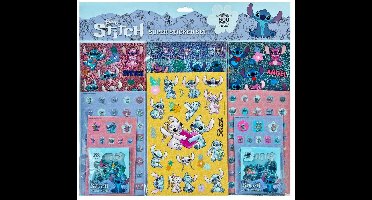 Disney Stitch Super Sticker Set - 500 Stickers - Met Glitters en 3D stickers en Laser stickers