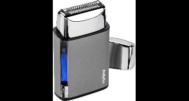 BaByliss Scheerapparaat voor Mannen - Super-X Metal Series Foil Shaver FS996SE - 100% Waterdicht IPX7 - Enkele Titanium Folie - Snel opladen - 60 minuten gebruik - Nat en droog gebruik - Chrome Edition