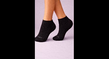 Scholl Cool & Dry Sokken Zwart – 4 Paar – Maat 39-42 – Ademend Katoen – Anti Zweet – Versterkt – Comfort Sokken Dames & Heren