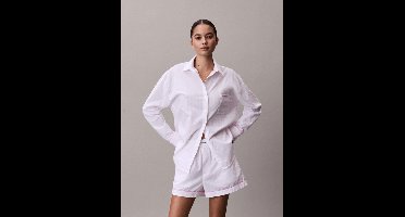 Calvin Klein - Poplin Short - Wit/Roze Gestreept - XS