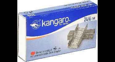 Kangaro nietjes 24/6 - 6mm - max 25 vel - 1000 stuks - K-7524421