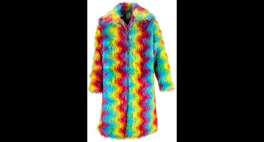 Lange Carnavalsjas Colorwave Dames - Maat XS-S