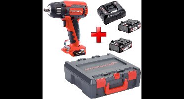 Rothenberger RO ID400 accu-slagmoersleutel 18 V 400 Nm borstelloos + 2x accu 2,0 Ah + oplader + Rocase