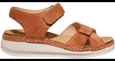 Durea leren rode dames sandalen