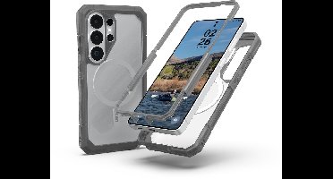 UAG Trooper Backcover met Magneet geschikt voor Samsung Galaxy S26 Ultra - Ash Clear