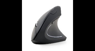 Gembird Ergonomische 6-knops draadloze optische muis - rechtshandig - zwart - comfort