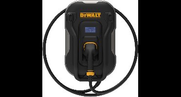 Wandlaadstation voor elektrische voertuigen - DEWALT - 7,4 kW - Type 2 - 5 m - 32A - 380V wisselstroom