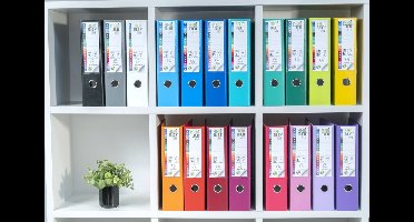 Exacompta 10x Prem'Touch® PP Ordner met hefboom - Rug 80mm - A4 maxi - Geassorteerd - 53384E