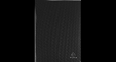 Exacompta 20x Showalbum met vaste rug - PP - 20 tassen - 40 zichten - A4 - Zwart - 8521E
