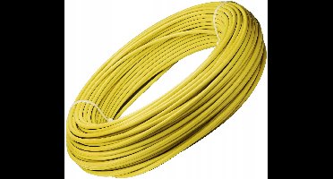 Saccon - Remkabel Mantel 2P - Teflon - 5 meter - Geel