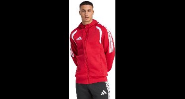 adidas Sweater Heren Tiro 26 League Sweat Full Zip Hoodie Rood - Maat S