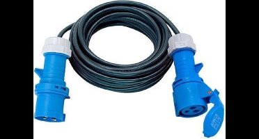 CEE verlengsnoer 230V IP44 10m H07RN-F 3G1,5 CEE 230V/16A stekker en koppeling