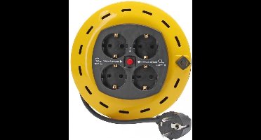 Kopp 4-voudige kabelhaspel - 5 meter