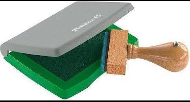 Pelikan stempelkussen - Kunststof - 5x7cm - Groen