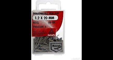 Deltafix spijkers 1,2 x 20 mm - RVS - verloren kop - 50 gram