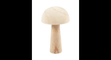 Creativ Company Houten Grote Paddestoel 14x9 cm