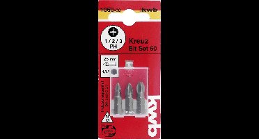 KWB Schroefbitset PH - 3-delig