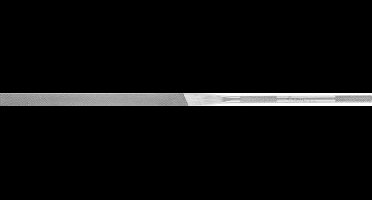 Precisie-naaldvijl Kap 3 Staal Vlak-stompe vijl 160mm Rüggeberg