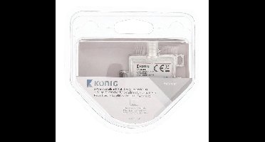 Satelliet Splitter F-Splitter Satelliet 6.5 dB / 5-2400 MHz - 2 Uitgangen