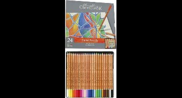 Cretacolor pastelpotloden blik 24st
