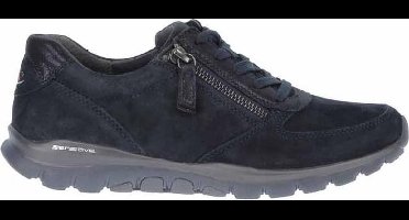 Gabor rollingsoft sensitive 76.968.26 donkerblauw lederen wandelsneaker