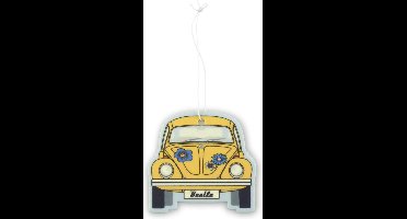 VW Beetle luchtverfrisser - kokos / geel