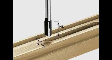 Festool HW S8 D8/30 Groeffrees HW