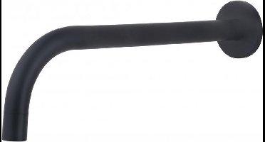 Wiesbaden Slim baduitloop 26cm messing mat zwart