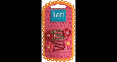 Bloemetjes haarspeldjes Roze/Rood - Lief Lifestyle