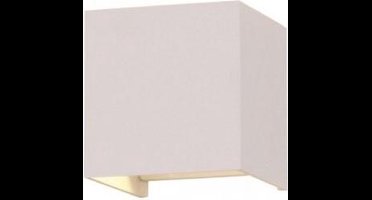 V-TAC VT-759-W LED Vierkante Wandlamp - Bridgelux - IP65 Waterdicht - Wit - 6W - 660 Lumen - 4000K