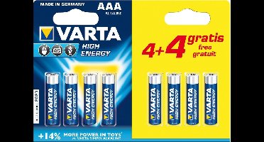 Varta AAA High Energy Batterijen
