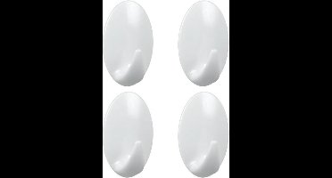 Metaltex - Set van 4 Ophanghaken Liliput - Zelfklevend