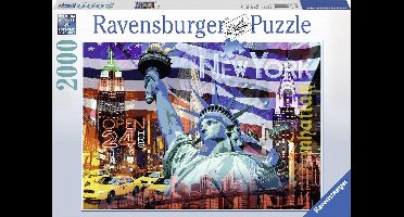 Ravensburger New York Collage - Puzzel van 2000 stukjes