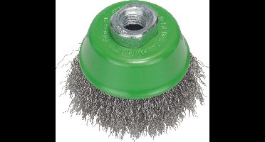 M14 KOMSTLBORSTEL 75 GEGOLFD 0.3 INOX