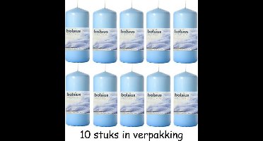 Bolsius Geurkaars Schoon Linnen 10 Stuks – 12x6cm | Chique Kaars voor in de Woonkamer