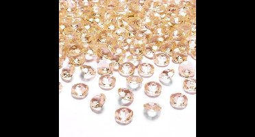 Partydeco - Tafel diamant goud 12mm